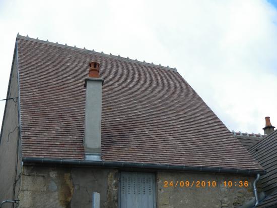 chantier Saint Amand Montrond tuiles plates St Foy